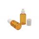 Orange Petg Makeup Remover Bottle 80ml 100ml OD 45mm