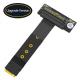 90 Degree U.2 SFF-8639 U2 Connector To NGFF M.2 Key-M Interface Converter Card Extension Cable With SATA15PIN Power Cord