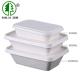 Bagasse Disposable Eco Friendly Lunch Box Containers Biodegradable Takeaway BPA Free