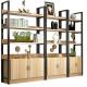 Simple free Supermarket Shelves Display Cabinets Multi-Storey Steel Wood Storage Shelves