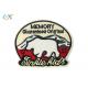Professional Iron On Embroidered Patches Pantone Color Logo Customized