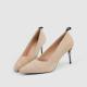 ZM007 9871-1 Pointed Stripe Suede Ladies High-Heeled Shoes Stiletto Nightclub Style Diamond-Studded Women'S Shoes