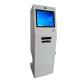 Floor Standing Windows OS Cash Deposit Machine Support Dual Screen