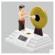 New promotion gift 	Knock The Gong Alarm Clock creative product gift
