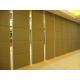 Folding Sliding Door Movable Sound Proof Partitions For Office with Aluminium Track