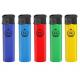 80*23.7*11.18mm Disposable/Refillable Electric Lighter with Nickel/ Black/Gold Wind