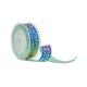 Snag Free Elastic Hair Ribbon , Rainbown Elastic Ribbon For Headbands