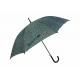 Durability 23 Inch Auto Open Stick Umbrella Fashion Printed Black Frame