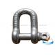 40Cr Steel Rigging Lifting Equipment US Type Screw Pin Chain Shackle For Mine