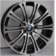 Car Aluminum Alloy wheel alloy rims 18 inch 120(mm)PCD,gun grey machined face