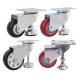 Zinc Plated 2inch 3inch Polyurethane Wheel Caster with Cups Mechanical Adjustable