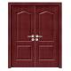 AB-GMP14 deeply carved PVC-MDF double-leaf door