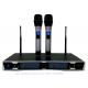 X1 professional  double channel VHF wireless microphone with screen  / micrófono / good quality