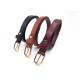 Adjustable Thin Women's Fashion Leather Belts Gold Pin Buckle