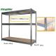 Durable Boltless Garage Shelving System , 3 Tier Metal Shelving Unit No Bolting 300Kg Capacity