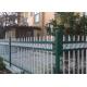 Euro Style Tubular Zinc Steel Fence Powder Coated For School , Convenient Install
