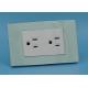 110 - 250V 10A / 16A Duplex Electrical Outlet , Custom Electric Plug Sockets