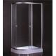D Sector Shape Glass Shower Cabin Framed Corner Shower Cubicle Space Saving