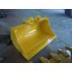 20 Ton Excavator Cleaning Bucket , Tilting Mud Bucket For Construction Machinery