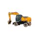 Pre Owned Hyundai 210W-7 Excavator With 115000W Power And 6060 Mm Digging Radius