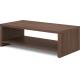 Modern 0.7M / 1.4M Square Wood Coffee Table With High Density Foam Inside