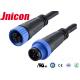 IP68 Plastic 3 Pin Round Connector Waterproof Male Female Power And Data TUV