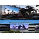 Die Cast Cabinet Outdoor Rental LED Display , Curved LED Video Screen P3.91 P4.81 P6.25