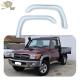 White Single Cab Car Fender Flares Simple Style Dust proof