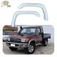 White Single Cab Car Fender Flares Simple Style Dust proof