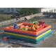 Plato PVC Tarpaulin Childrens Inflatable Fun Park With Slide And Tunnel