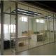 White 4mm-25mm Glass Curtain Wall Glazing System with Unitized Installation