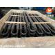 ASTM A106 Gr.B Carbon Steel U Bend Finned Tube For Heat Exchanger Tube NDE Available