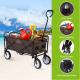 Custom Outdoor Portable Wagon Cart All Terrain Folding Trolley Park Beach