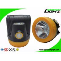 3.8Ah Battery Hard Hat Headlamp , Rechargeable Miners Headlamp Waterproof IP68