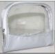 Clear PVC Plastic Cosmetic Organizer Bag With Zipper For Storage Customized