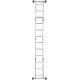 150KG Portable Aluminum Ladder 12 Steps 1.4mm Fold Up