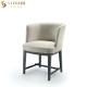 Luxury Customized Fabric Upholstery Dining Chair Solid Wood For Dining Room