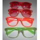 PC plastic anaglyph 3d fireworks glasses eyewear with PET lens