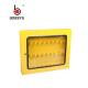 Steel Material Safety Lockout Kit Yellow Color Humanity Design Wear Resistant