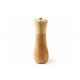 Portable Wooden Salt And Pepper Mills Strong Adjustable Solid Bamboo Grinder