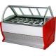 Energy-saving Ice Cream Commercial Refrigerator Freezer Showcase