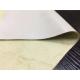 Beige Color Synthetic Leather Fabric / Polyurethane Leather Fabric Normal Peeling Strength