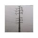 16m Galvanized Steel Electrical Power Pole Tubular With Flange Mode Transmission