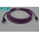 Robust Bending Gigabit Ethernet Cable With Screw Ears , 5M Long Ethernet Cable For GEV Camera