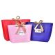 Luxury Handbag Logo Printed Paper Shopping Bags Gift With Skin Ribbon