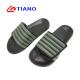 Stripes Style Soft Velcro Footbed Summer Slipper Shoes