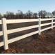 White Color Vinyl Welded Wire Mesh Fence For Paddock Horse Ranch