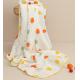 Natural Bright Child Floral Cotton Gauze Fabric 165gsm Infant Wrap Blanket