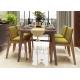 Hotel Small Kitchen Table And Chairs , Comfortable Beech Wood 4 Chair Dining Table