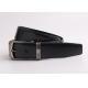 Snake Grain Mens Real Leather Belts , Cow Soft Leather Belt 3.5cm Width